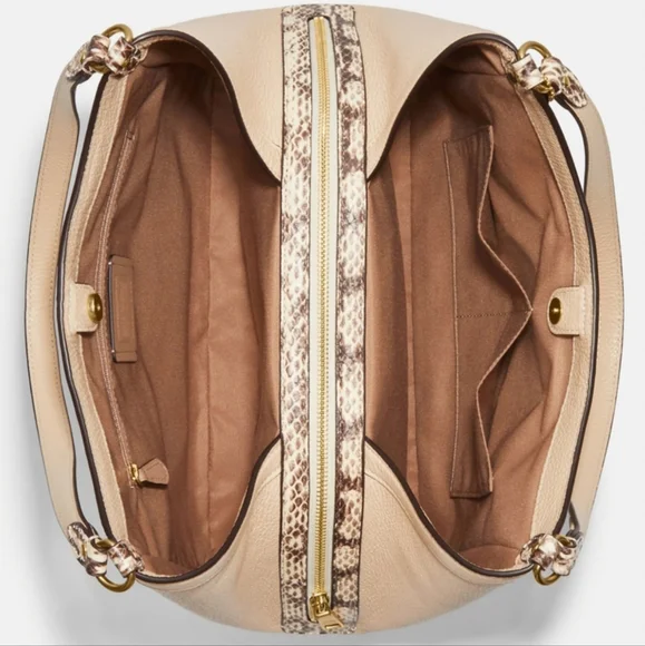 🦒 Coach 2 PCS SET Designer Shoulder Bag Purse Handbag Wallet  Signature - Picture 7 of 14